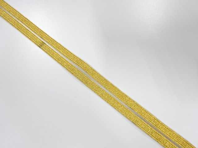 未使用品　正絹　帯留め用　手組三分紐